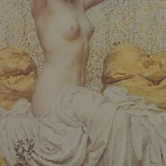 MOORE, Albert Joseph (1841-1893) - Myrtle c. 1886 (semi nude)