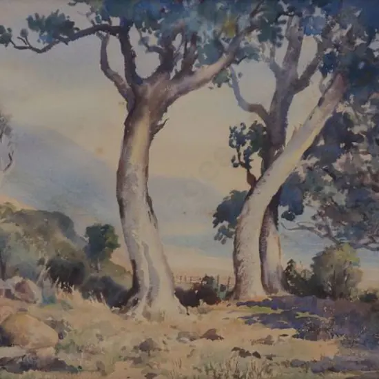 LAUGESEN, Carl Thorwald (1900-1987) - Wooded Landscape, 1968