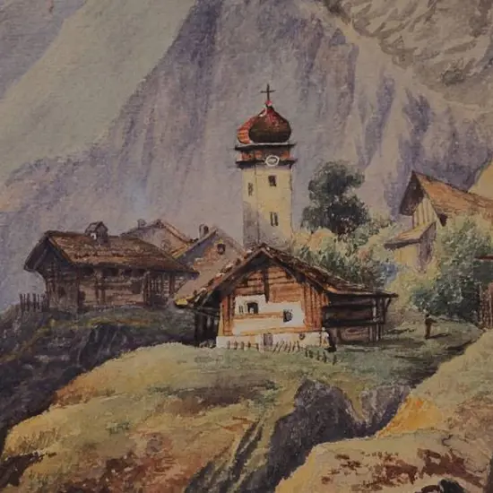 UNKNOWN artist - Alpine Village (Bavaria?)