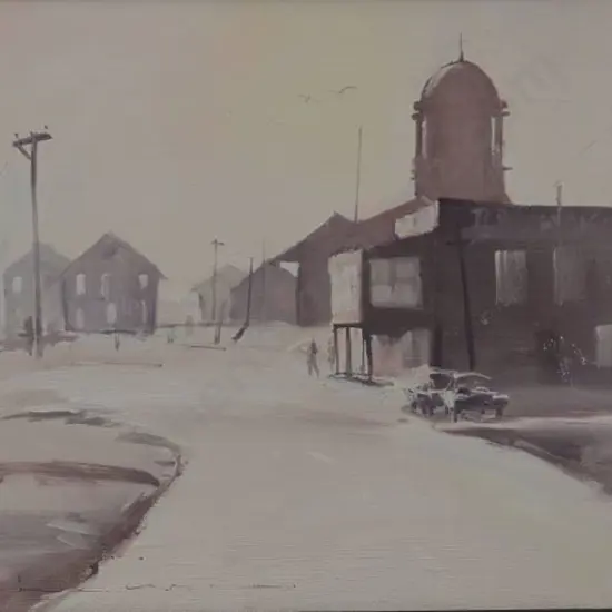 WYNN, Colin (1950-) - Sun Through Fog, Hokitika