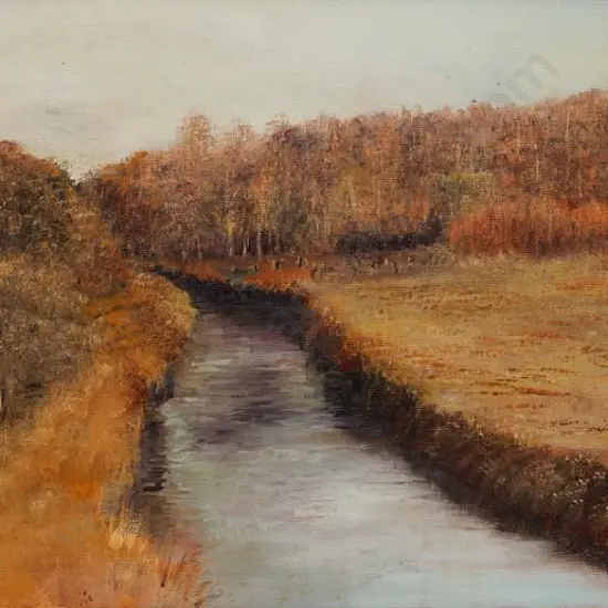 CONNOLLY, P.J. (1954-) - Stream through Woods & Meadow