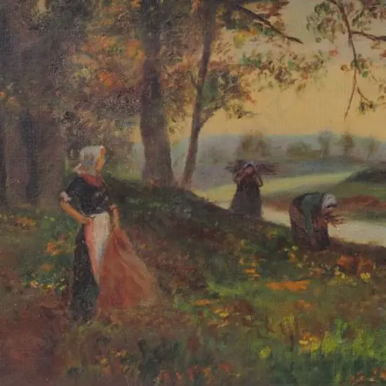 OLIVER, E. - Women Gathering Wood