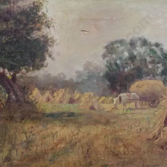 UNKNOWN Artist - Harvest Day - Wheat in Field