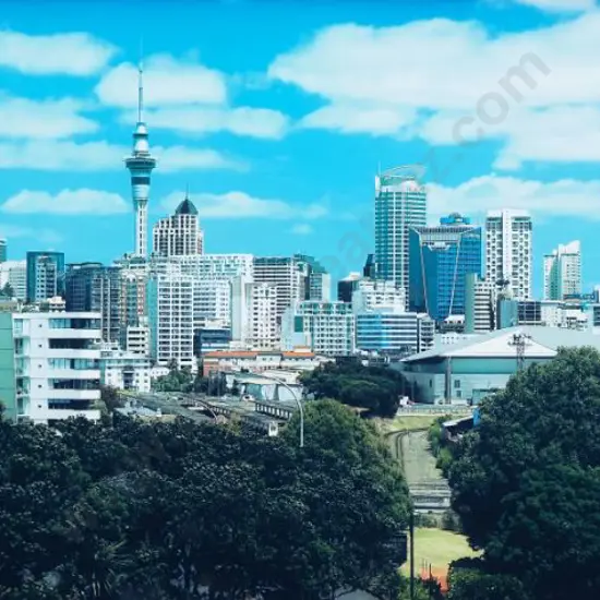 UNKNOWN Photographer - Auckland Central with Skytower