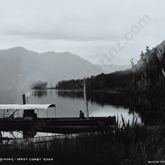 BURTON Brothers (c.1880-1885) - Lake Brunner - West Coast Road