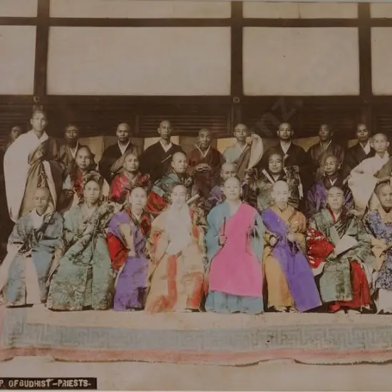 UNKNOWN Photographer - Group of Budhist (sic) Priests