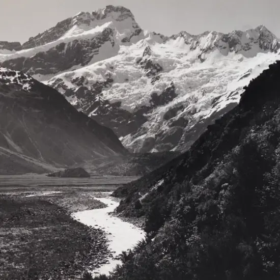 RUNDLE, John (1933-2014) - Mount Sefton and the Hooker River