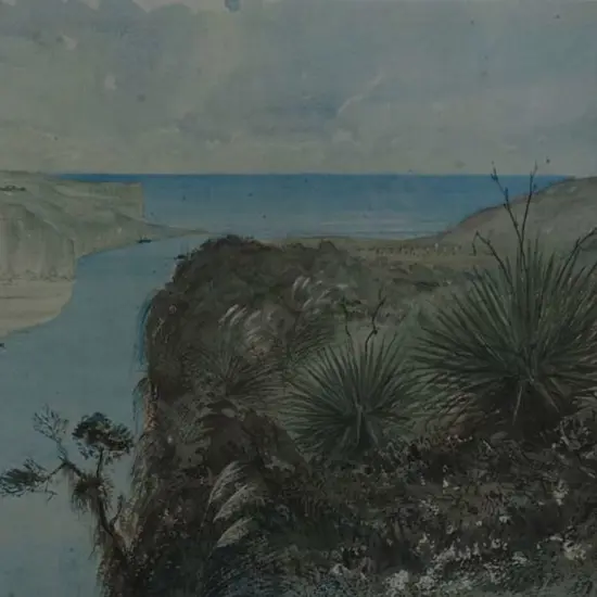 WILLIAMS, E. A. (1824-1898) - Outlying Picket, Patea, 30 March 1865