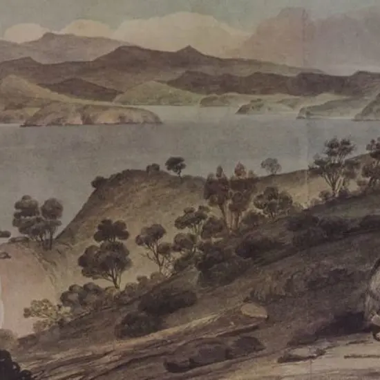 EARLE, Augustus (1793-1838) - View at the Bay of Islands Looking over the Kawakawa River