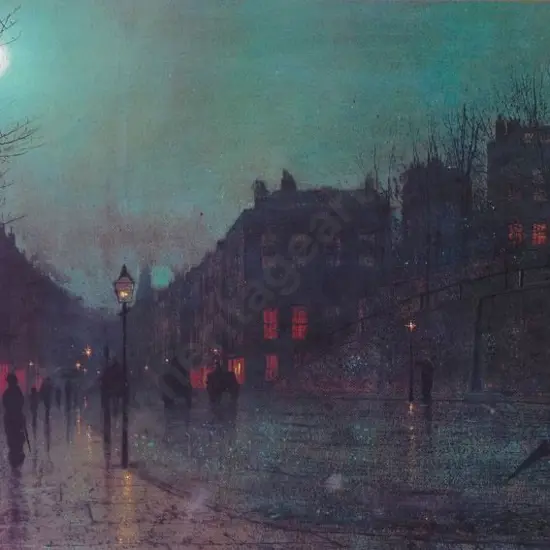 GRIMSHAW, John Atkinson (1836-1893) - Liverpool Waterfront