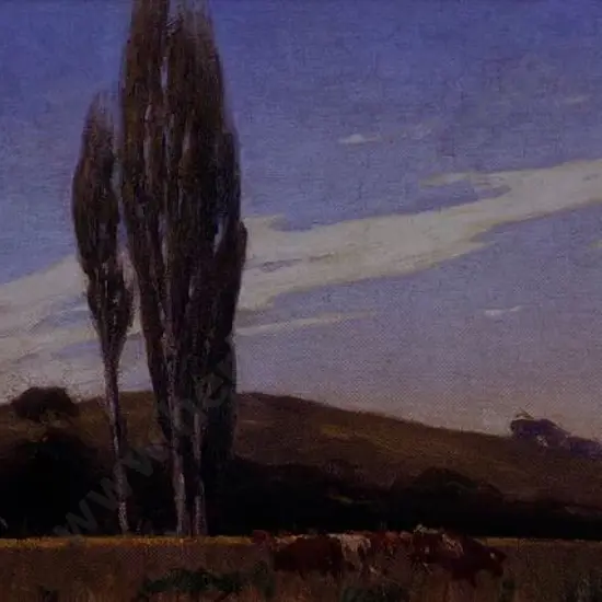 FRISTROM, Claus Edward (1864-1950) - Pastoral Landscape, Masterton