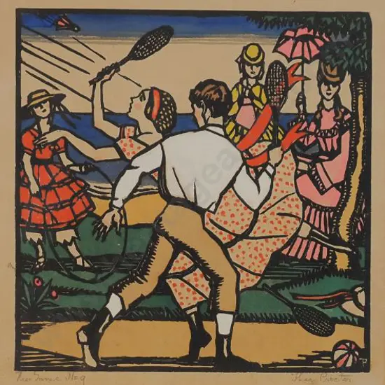 PROCTOR, Thea (1879-1966) - The Game (1926)