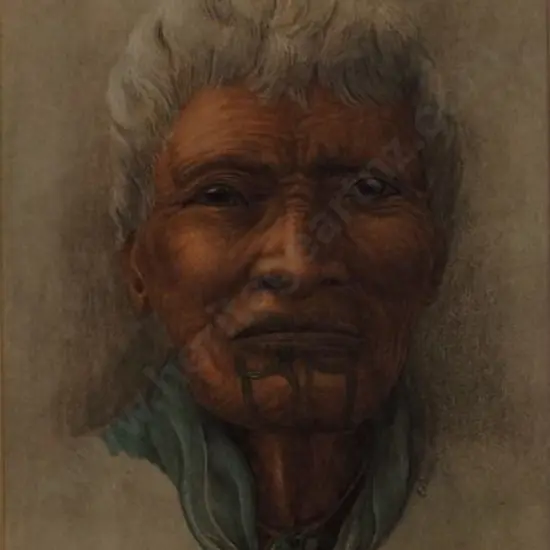 UNKNOWN (possible Kristin Zambucka) - Maori Lady with Moko