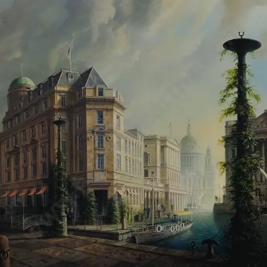 KELLY, Felix (1916-1994) - Old Carter Ryder Building, London - 1971