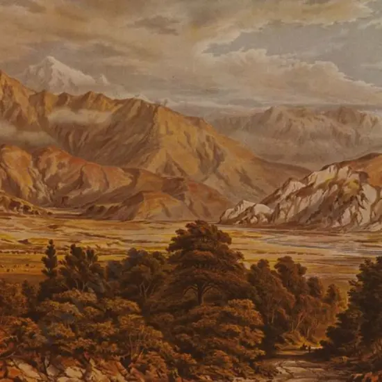 BARRAUD, Charles Decimus (1822-1897) - Clarence River - New Zealand Graphic & Descriptive (1877)