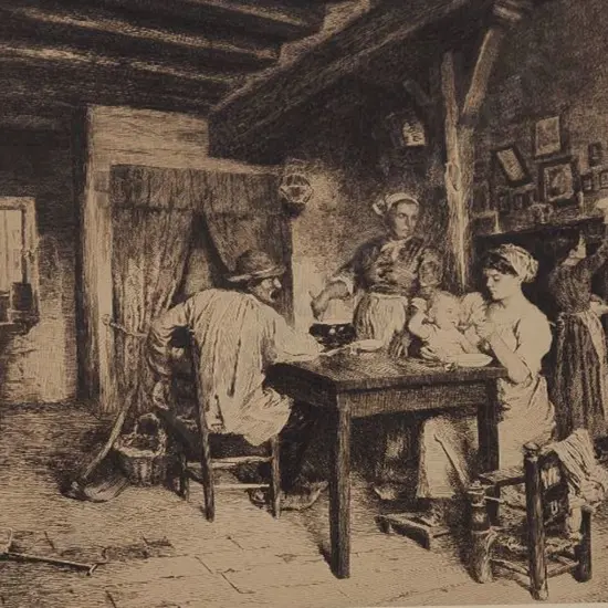 L'HERMITTE, Leon (1844-1925) - Supper Time