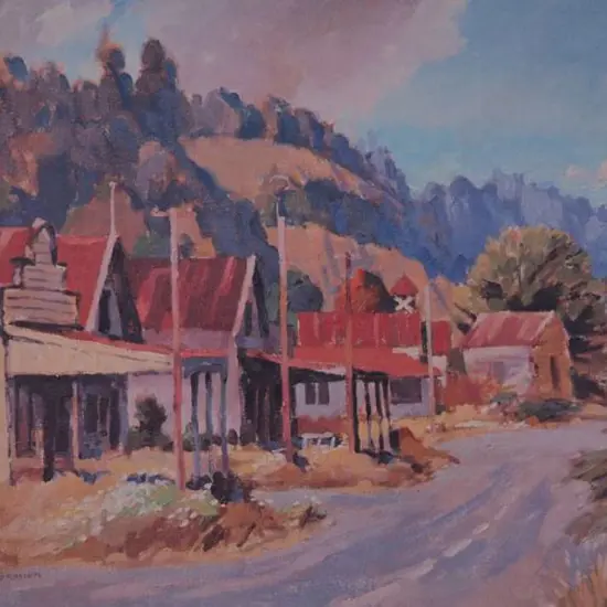 MacCORMICK, W.A. (Bill) (1942-) - Main Road (Country Town)