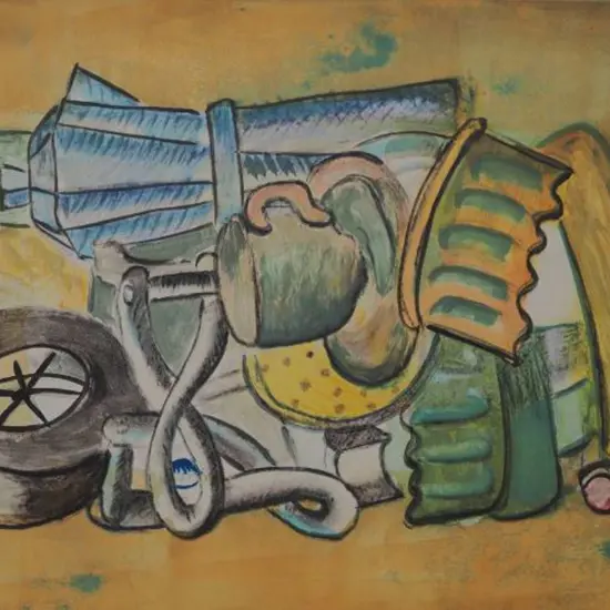 JONES, Robert (1943-) - Still Life Abstract