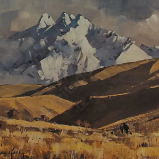 HALLIDAY, Brian (1936-1994) - From the Road to Dublin Bay Across the Clutha