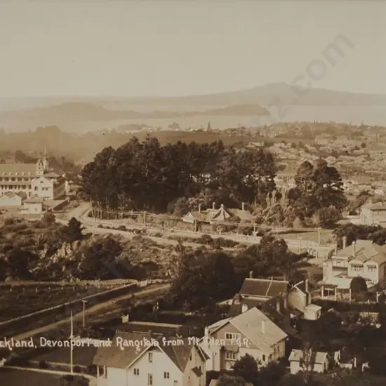 RADCLIFFE, Frederick George (1863-1923) - Devonport, Auckland from Mount Eden