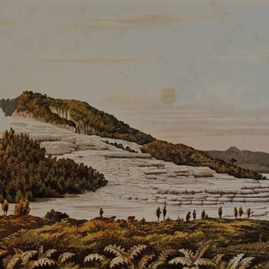 SPENCER, Charles (1854-1933) - White Terraces - Rotomahana