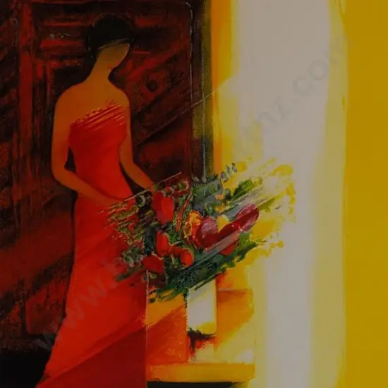 BELLET, Emile (1941-2022) - Interior with Tapestry