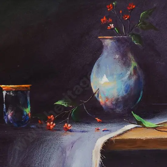 SEFTON, Roy (1938-2021) - Still Life - Vase & Fruit