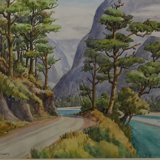 SPICER, Peggy (1908-1984) - Eglington River, Fiordland