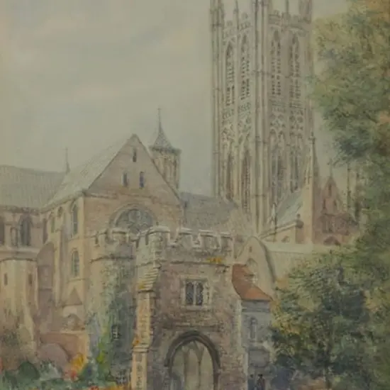 NASH, S.J. Toby (1891-1960) - Canterbury Cathedral, England