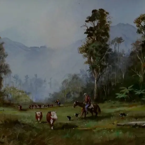 SEFTON, Roy (1938-2021) - Flushing Out Strays (Cattle)