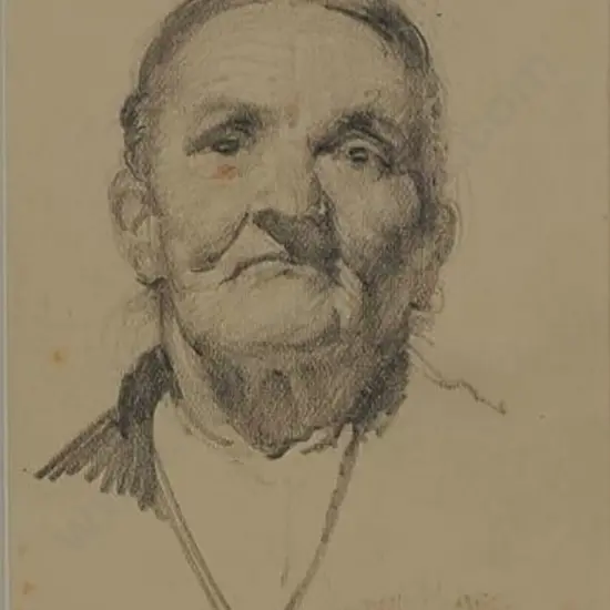 RICHARDSON, Harry Linley (1878-1947) - Head Study of a Man