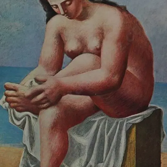 PICASSO, Pablo (1881-1973) - Nude Woman Drying Her Feet, 1921