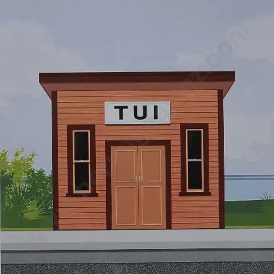 UNKNOWN (In the Style of Robin White) - TUI Rail Station (Nelson District)