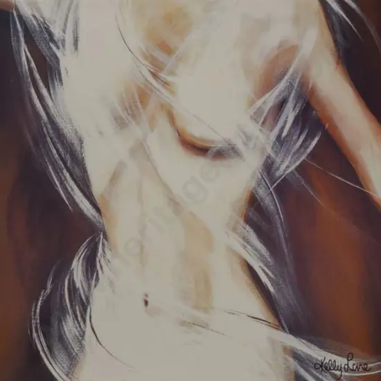 LANE, Kelly 21st Cent.) - Naked Woman with Gossamer