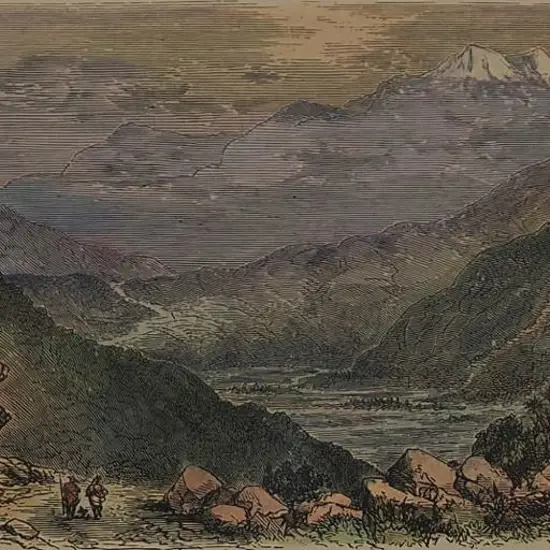 BARRAUD, Charles Decimus (1822-1897) - Otira Gorge