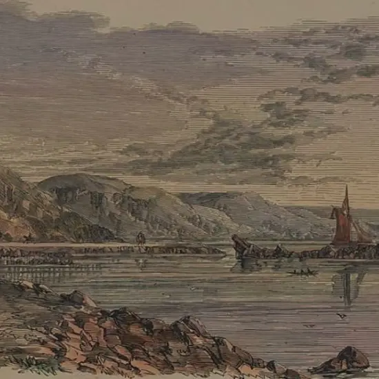 BARRAUD, Charles Decimus (1822-1897) - Sumner Rocks, Bank's Peninsula