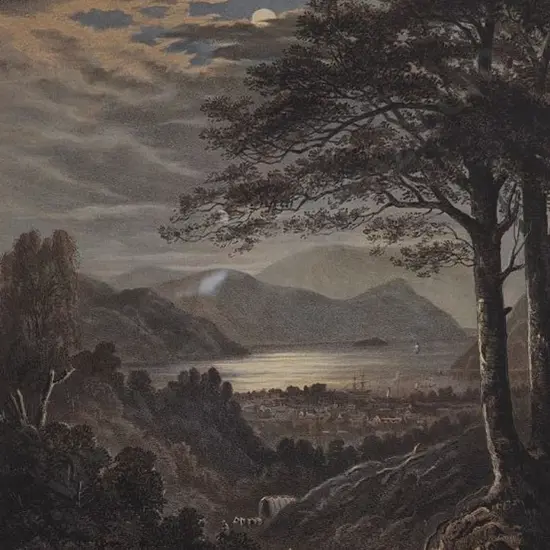 BARRAUD, Charles Decimus (1822-1897) - NZ Graphic & Descriptive (1877) - Picton Harbour