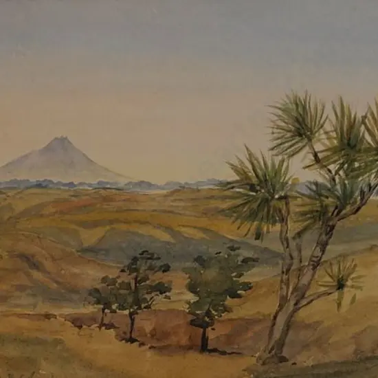 FRERE, Thomas (19th Cent.) - Mount Egmont