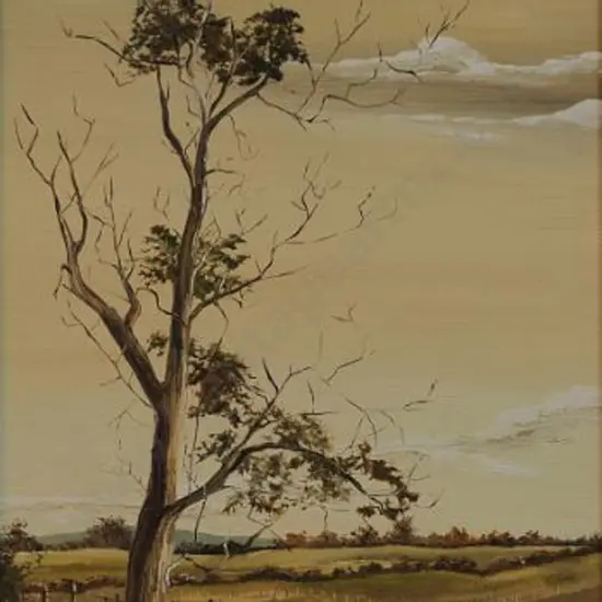 MORETON, Judith (1940-) - Te Aroha Scene with Tree
