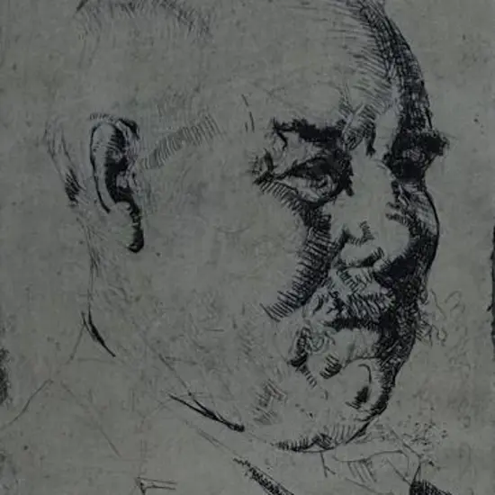 RICHARDSON, Harry Linley (1878-1947) - Portrait of Man