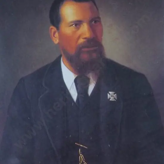 LINDAUER, Gottfried (1839-1926) - Nicholas Ellison (Ngai Tahu), British Royal Artillery