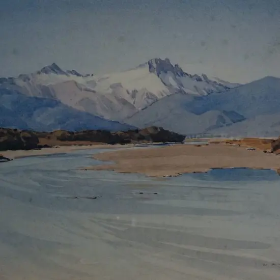 MacCORMICK, W.A. (Bill) (1942-) - Mountain & River, Haast Pass