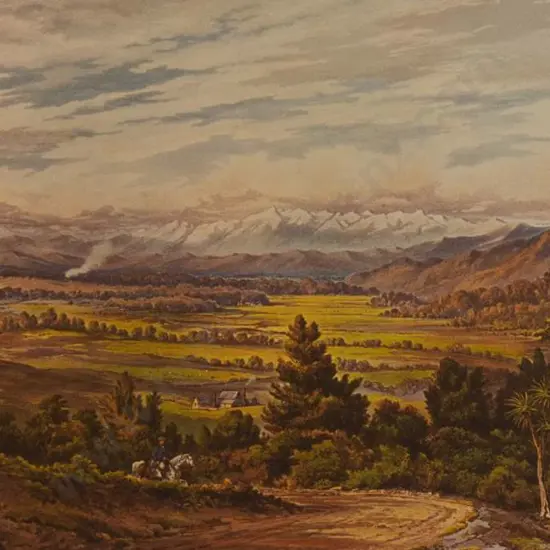BARRAUD, Charles Decimus (1822-1897) - Rangitikei - New Zealand Graphic & Descriptive (1877)