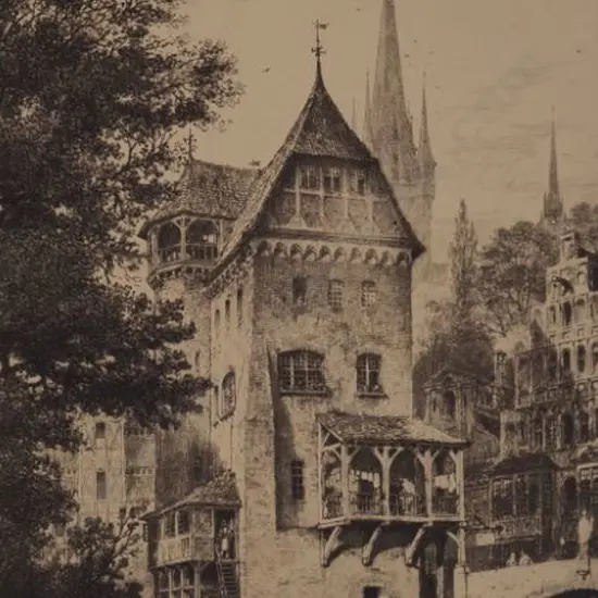 HAIG, Axel Hermann (1835-1921) - An Old German Moll