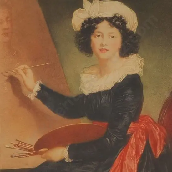 UNKNOWN artist - Woman at Easel