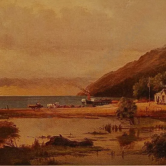 GIBB, John (1831-1909) - Kinloch, Head of Lake Wakatipu, 1882