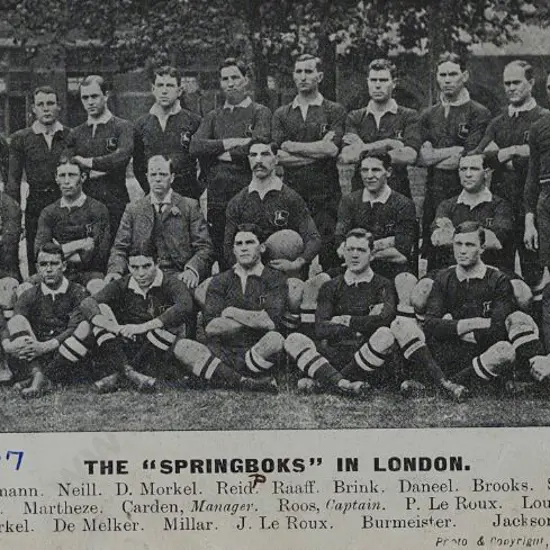 UNKNOWN - The "Springboks" in London, 1906