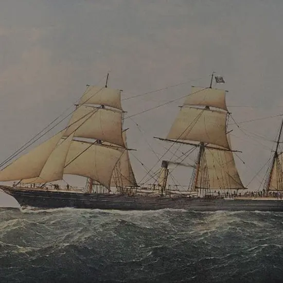 DUTTON, Thomas (1819-1891)) - Screw Steamship 'Tararua'