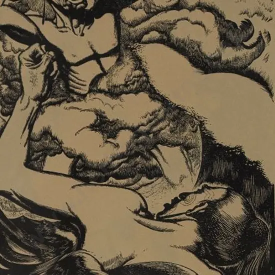 WOODS, George (1898-1963) - Illustration from 'Maori Myths & Legends'