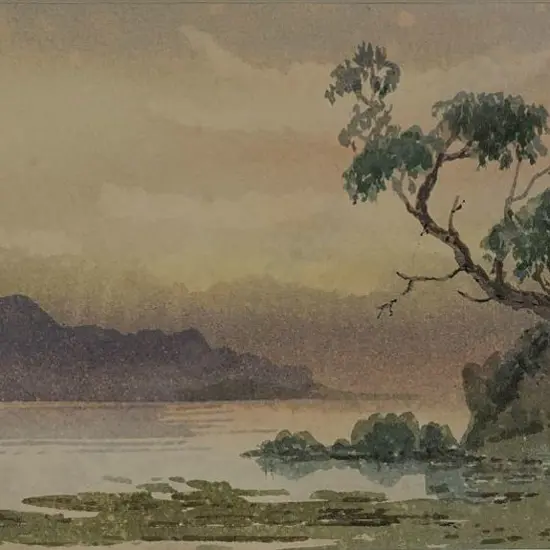 CARLTON, Rix (1890-1962) - Bay with Tree